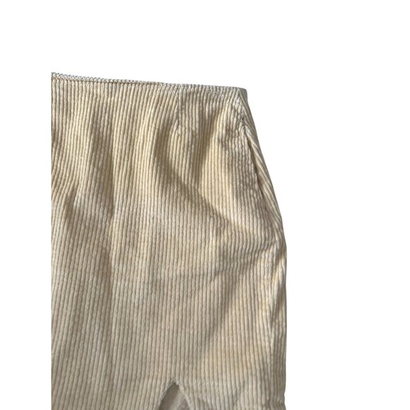 BP Beige Corduroy Slit Mini Skirt Size Medium - Picture 8 of 9